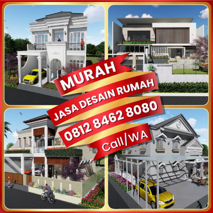 KEREN Call/WA 0812 8462 8080 Jasa Bangun Rumah Gambar Interior & Exterior Design